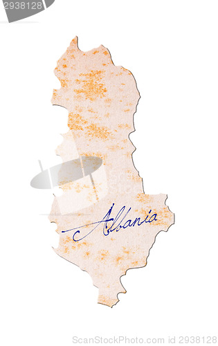 Image of Old paper with handwriting - Albania