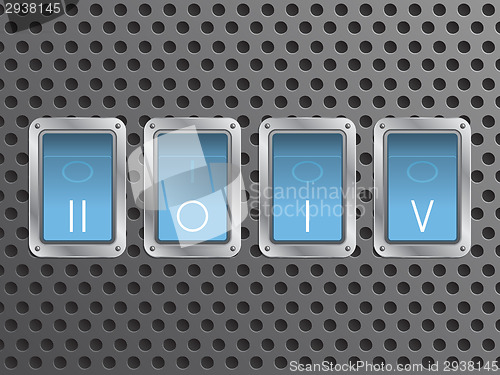 Image of Abstract 2015 background with buttons