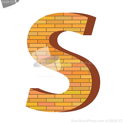 Image of brick letter S