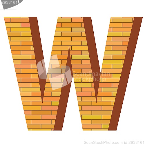 Image of brick letter B