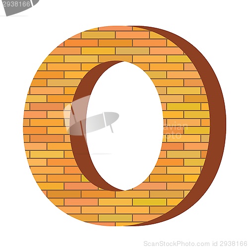 Image of brick letter O