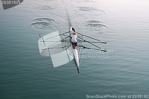 Image of Rowing on the lake