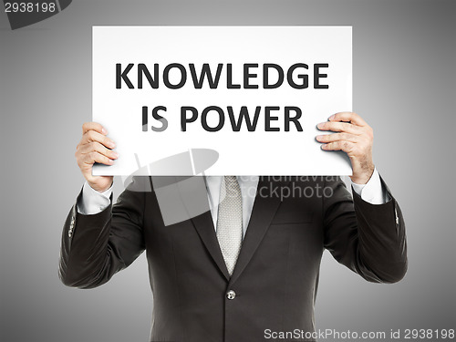 Image of business man message