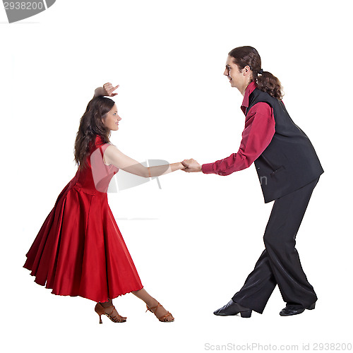 Image of Couple dancing swing