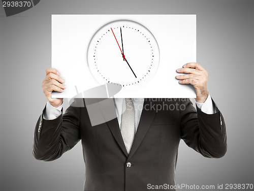 Image of business man message