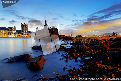 Image of Hong Kong Lei Yue Mun sunset