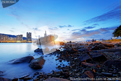 Image of Hong Kong Lei Yue Mun sunset