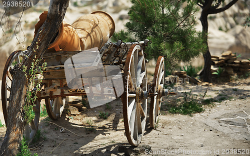 Image of Old wooden wagon