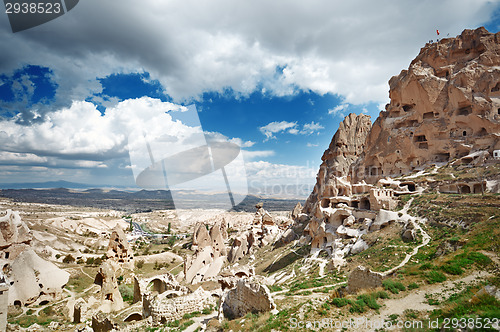 Image of Ancient stony houses in Cappadocia