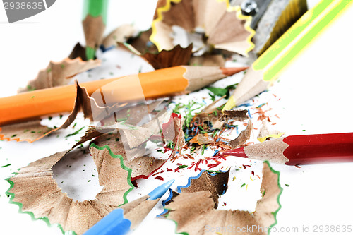 Image of Pencils and sharpener