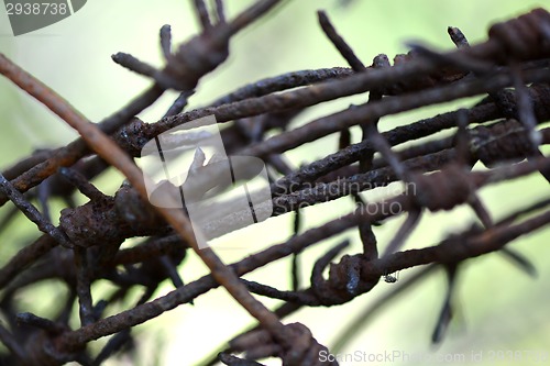 Image of mesh textile cloth macro shot