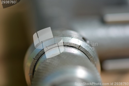 Image of Close up of metal detail