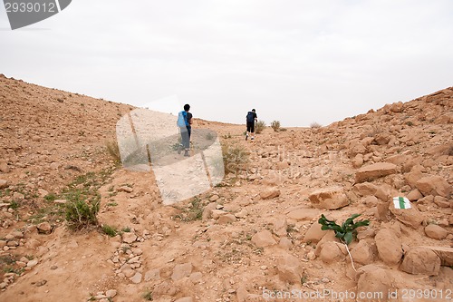 Image of Travel in stone desert hiking activity adventure