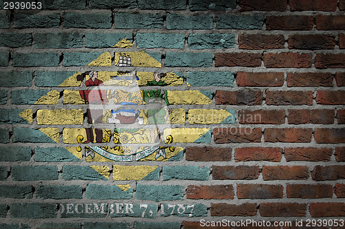 Image of Dark brick wall - Delaware
