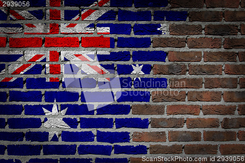 Image of Dark brick wall - Australia