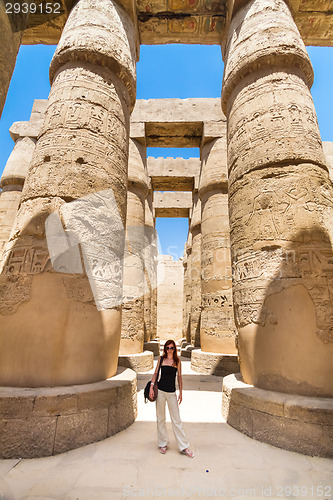 Image of Temple of Karnak, Luxor, Egypt.