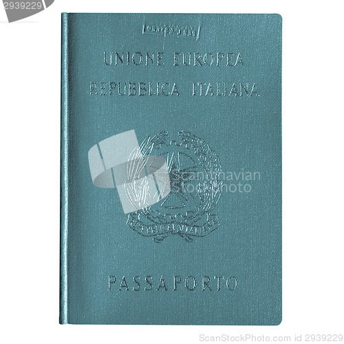 Image of Italian passport