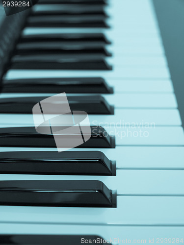 Image of Music keyboard keys