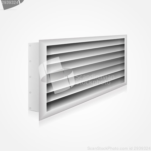 Image of Vector illustration of ventilation louver
