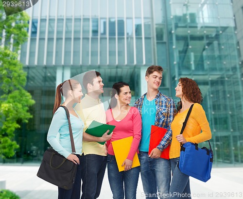 Image of group of smiling teenagers