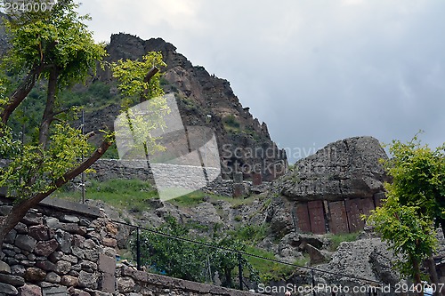 Image of The territory of the Geghard monastery