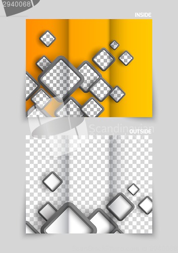 Image of Tri-fold brochure template design