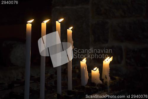 Image of Burning candles