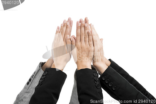 Image of Hands on air