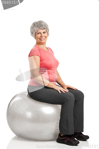 Image of Fiitness old woman 