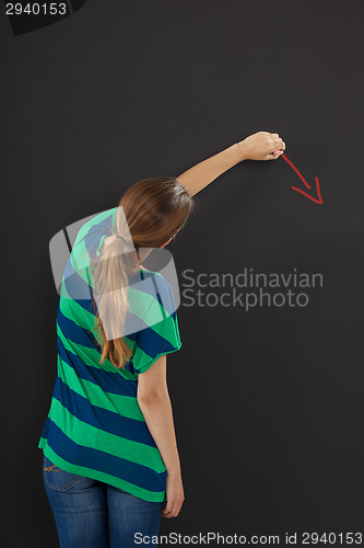 Image of Writing on a chalkboard