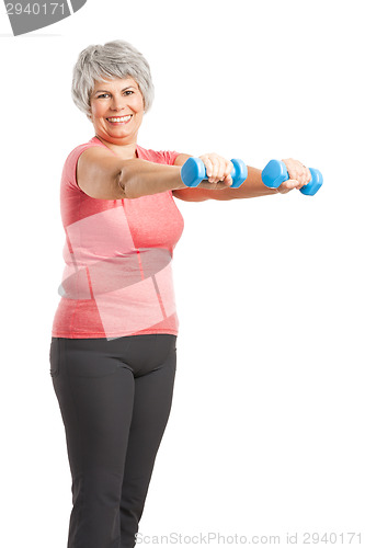 Image of Fiitness old woman 