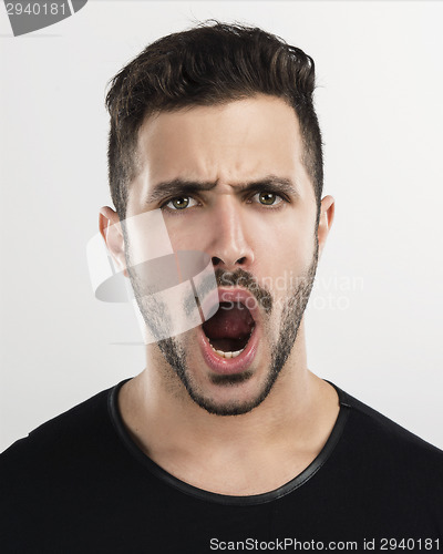 Image of Man yelling
