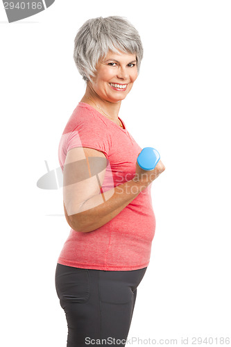 Image of Fiitness old woman 