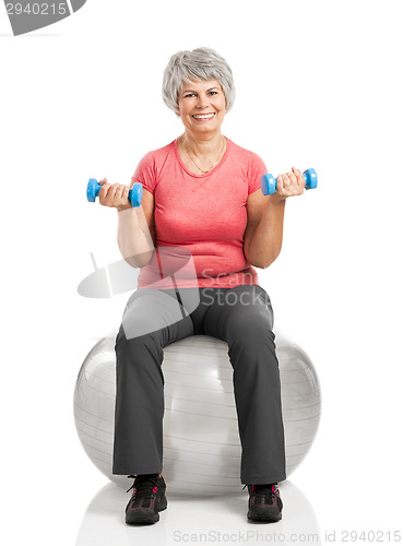 Image of Fiitness old woman 