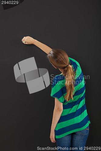 Image of Writing on a chalkboard