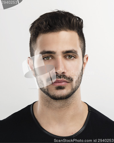 Image of Man with a serious expression