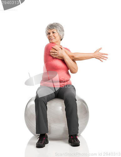 Image of Fiitness old woman 