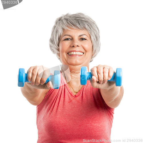 Image of Fiitness old woman 