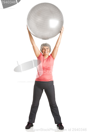 Image of Fiitness old woman 