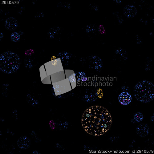 Image of Symmetrical growth of bacteria