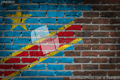 Image of Dark brick wall - Congo