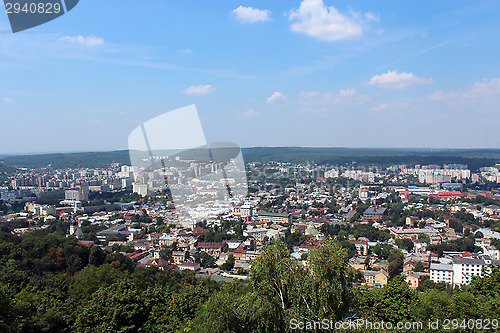 Image of view to the house-tops in Lvov city