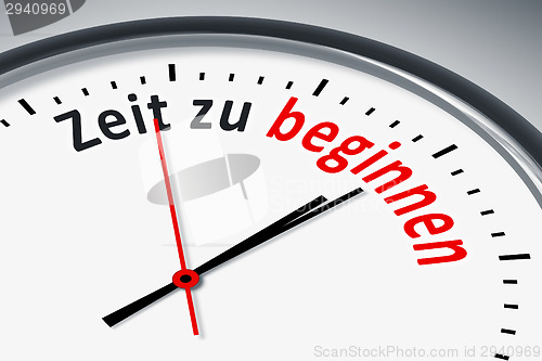 Image of Uhr mit Text