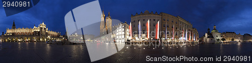 Image of Krakow old town main market square