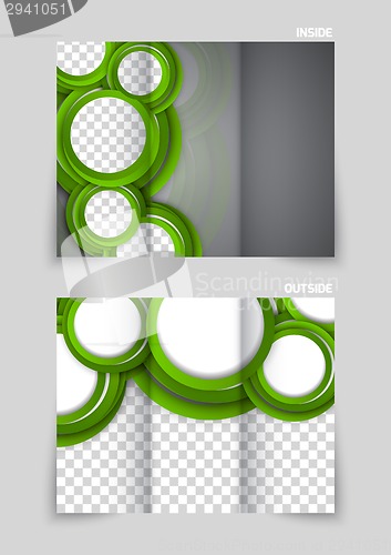 Image of Tri-fold brochure template design