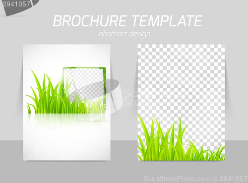 Image of Flyer back and front template design