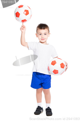 Image of Little football player