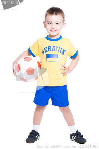 Image of Nice little Ukrainian football player