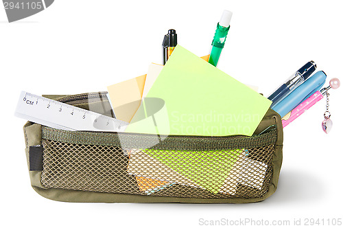 Image of Pencil case with stationery