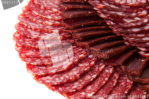 Image of Sliced Basturma And Dried Sausages